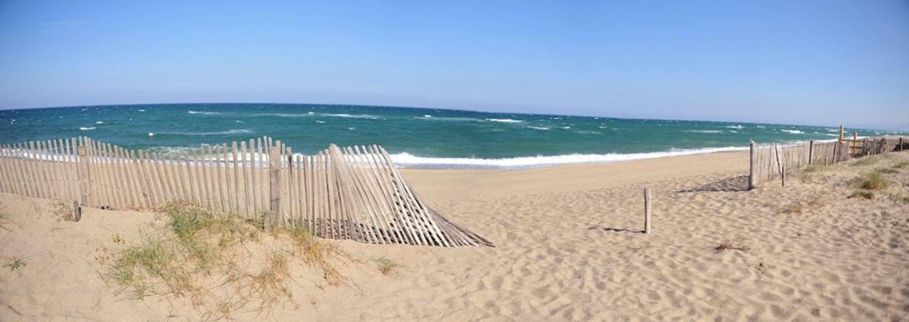 Maison Jardin Wifi - Climatisation - 100 M Plage Sauvage - 20 Min Perpignan Torreilles Eksteriør billede