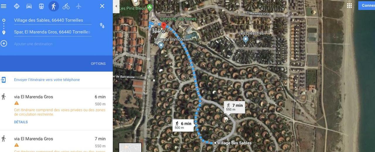Maison Jardin Wifi - Climatisation - 100 M Plage Sauvage - 20 Min Perpignan Torreilles Eksteriør billede